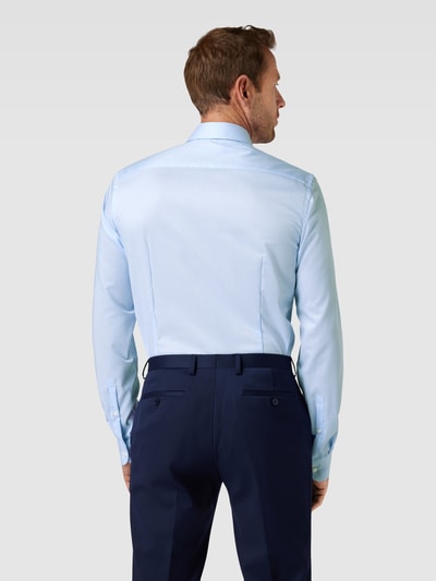 Jake*s Slim Fit Slim Fit Business-Hemd mit extra langem Arm Hellblau 5