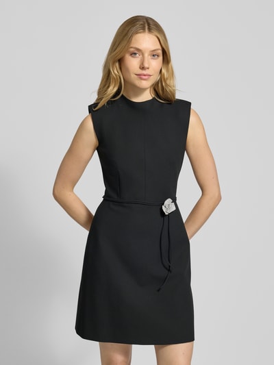 HUGO Tailliertes Etuikleid mit Viskose-Anteil Modell 'KELENDI' Black 4