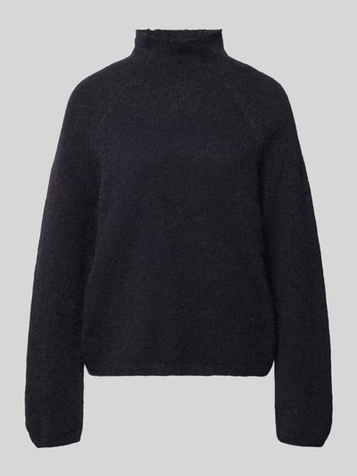 Drykorn Sweter z dzianiny z prążkowanymi wykończeniami model ‘SARWEN’ Czarny 2