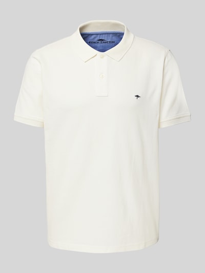 Fynch-Hatton Regular fit poloshirt met logostitching Offwhite - 2