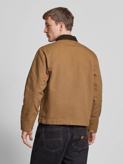 Carhartt Work In Progress Jacke mit Paspeltaschen Modell 'Detroit' Cognac 5