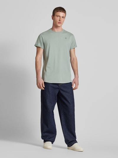 G-Star Raw T-shirt met labeldetail Mintgroen - 1
