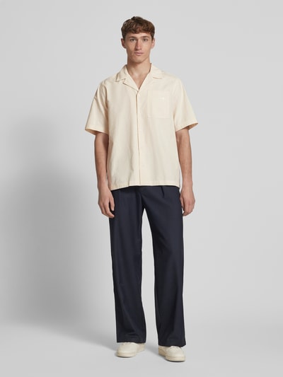 adidas Originals Relaxed fit vrijetijdsoverhemd met 1/2-mouwen Offwhite - 1