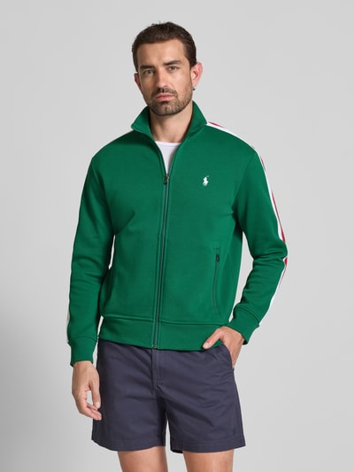 Polo Ralph Lauren Sweatjacke mit Reißverschlusstaschen und Label-Stitching Dunkelgruen 4
