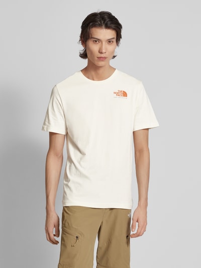 The North Face T-shirt z nadrukiem z logo model ‘GRAPHIC’ Biały 4