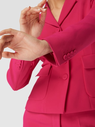 Max Mara Studio Blazer mit Reverskragen Fuchsia 3