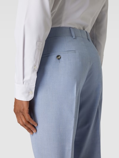 s.Oliver BLACK LABEL Pantalon met persplooien, model 'Opure' Marineblauw - 3