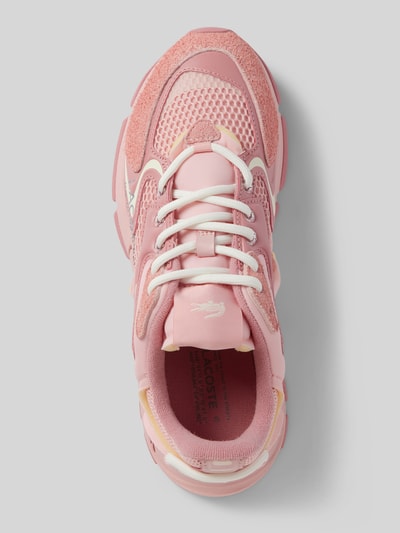 Lacoste Sneaker mit Label-Print Modell 'NEO' Pink 3