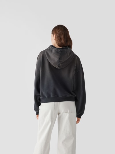 Anine Bing Hoodie mit Label-Print Schwarz 5