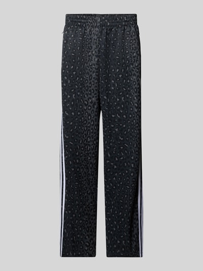 adidas Originals Spodnie dresowe z elastycznym pasem i wyhaftowanym logo Czarny 2