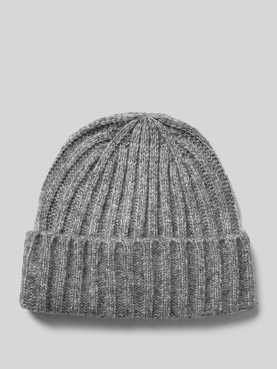 Pieces Beanie mit breitem Umschlag Graphit 1