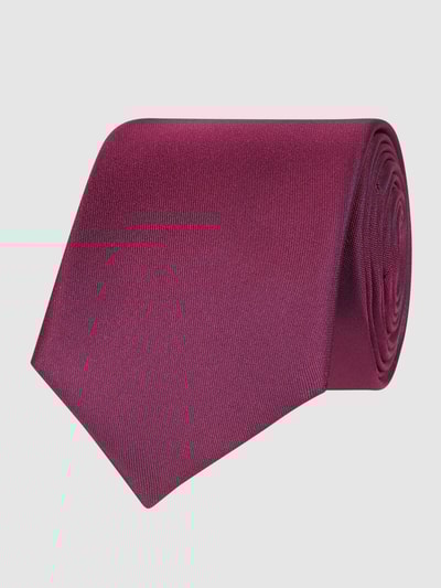 Monti Stropdas van pure zijde (6 cm) Fuchsia - 1