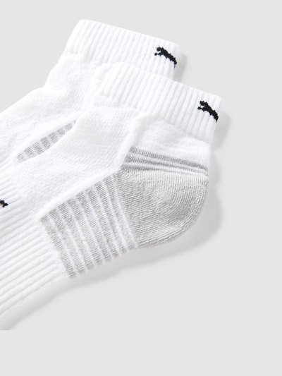 Puma Socken mit eingewebten Label-Details im 2er-Pack Modell 'Sport' Weiss 2