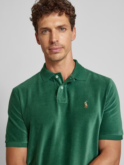 Polo Ralph Lauren Poloshirt mit Label-Stitching Oliv 3