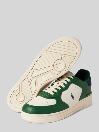 Polo Ralph Lauren Sneaker mit Logo-Stitching Modell 'MASTERS' Gruen 3