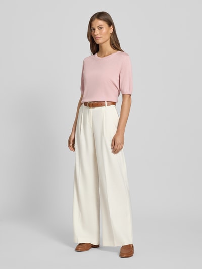 BOSS Orange Relaxed Fit Strickshirt aus Viskose-Mix mit Kaschmir Rosa 1