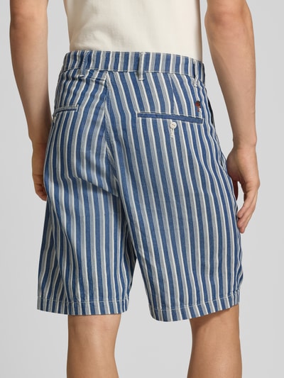 BLKVIS Regular Fit Bermudas mit Bundfalten Offwhite 3