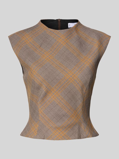 Mango Blusenshirt mit Kappärmeln Modell 'MELO' Camel 2