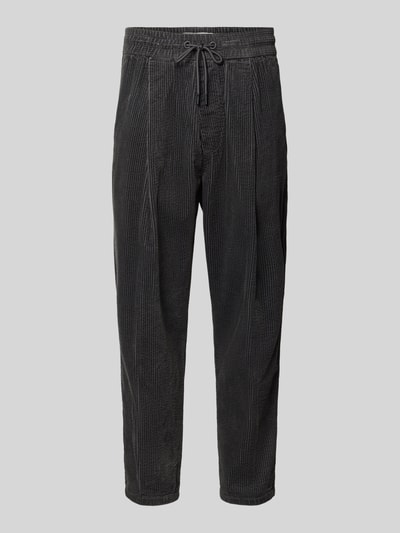 Marc O'Polo DENIM Regular Waist Cordhose mit Tunnelzugbund Graphit 1