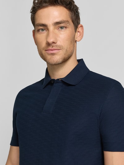 BOSS Regular Fit Poloshirt aus reiner Baumwolle Modell 'H-PACK189' Marine 3