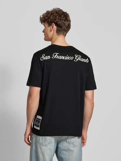 CHAMPION T-shirt met labeldetail Zwart - 5