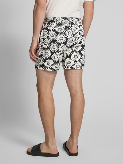 HUGO Regular Fit Sweatshorts mit Label-Patch Modell 'DAZZY' Black 5