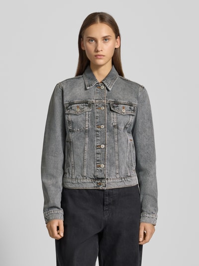 Tommy Jeans Regular Fit Jeansjacke aus reiner Baumwolle  Mittelgrau 4