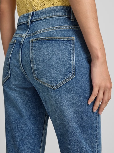 Jake*s Casual Jeans in verkorte pasvorm met knoopsluiting Jeansblauw - 3