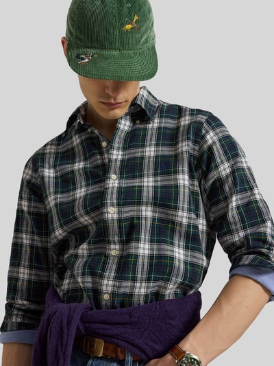 Polo Ralph Lauren Regular Fit Freizeithemd mit Logo-Stickerei Marine 3