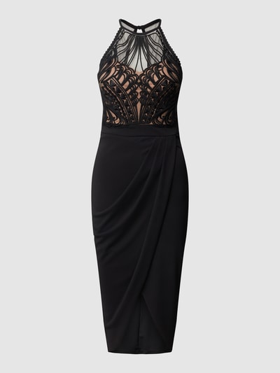 Lipsy Cocktailkleid in Wickel-Optik Black 2