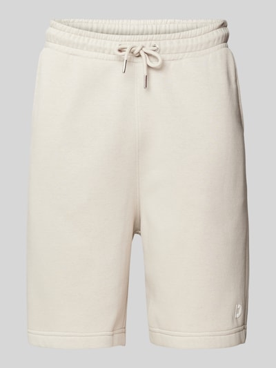 Tom Tailor Denim Relaxed Fit Sweatshorts mit Label-Print Beige 2