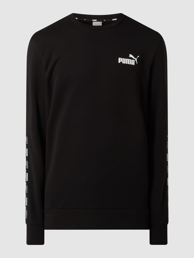 PUMA PERFORMANCE Regular Fit Sweatshirt mit Logo-Streifen  Black 2