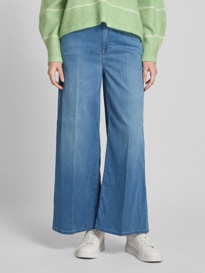 Raffaello Rossi Jeans in verkorte pasvorm, model 'SVENTY' Blauw - 4