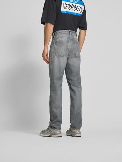 Closed Straight Fit Jeans aus reiner Baumwolle Mittelgrau 5