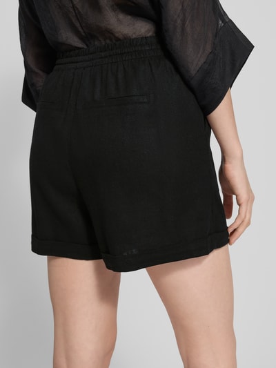 Tom Tailor Denim Relaxed Fit Shorts aus Viskose-Leinen-Mix Black 3