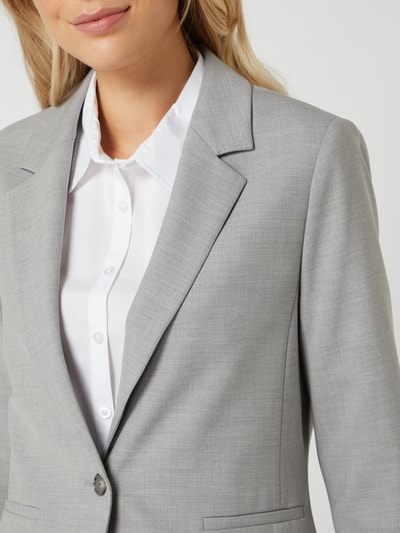 s.Oliver BLACK LABEL Blazer mit 1-Knopf-Verschluss  Hellgrau Melange 3