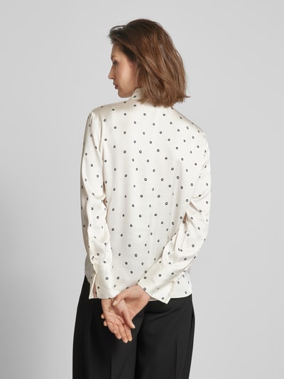 Mango Hemdbluse mit Muster-Print Offwhite 5