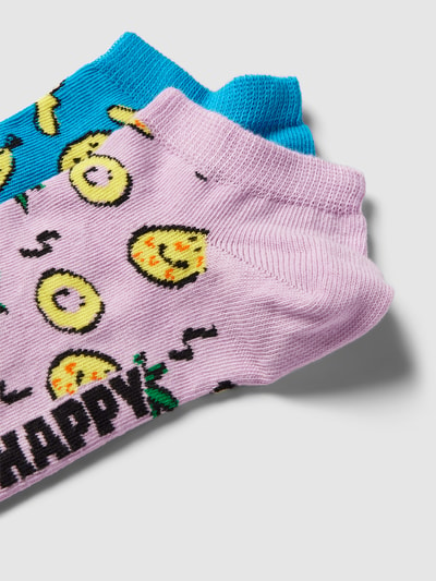 Happy Socks Krótkie skarpety w zestawie 2 szt. model ‘Fruit’ Jasnofioletowy 2