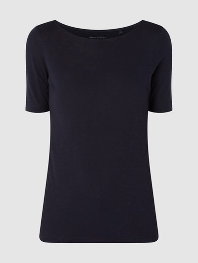 Marc O'Polo T-Shirt aus Slub Jersey Marine 2