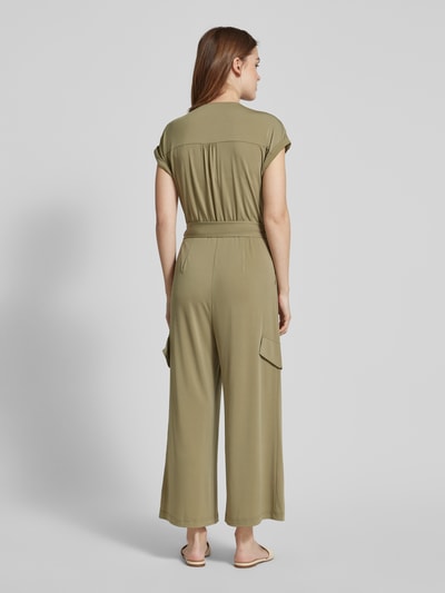 Betty Barclay Jumpsuit met tailleriem Olijfgroen - 5