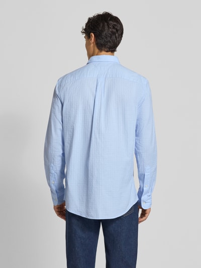 Tommy Hilfiger Regular fit vrijetijdsoverhemd van puur katoen Bleu - 5