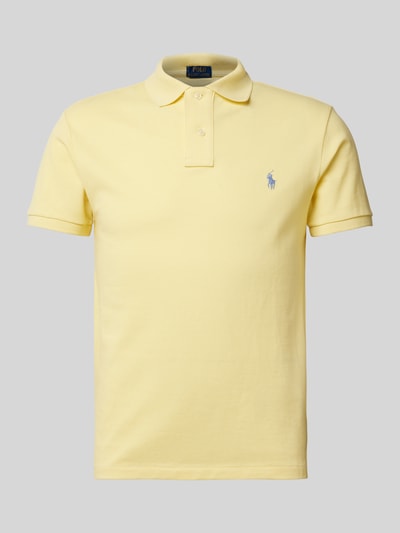 Polo Ralph Lauren Poloshirt mit Label-Stitching Dunkelgelb 1