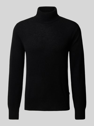 DIGEL Kaschmirpullover mit Rollkragen Modell 'Francis' Metallic Black 2