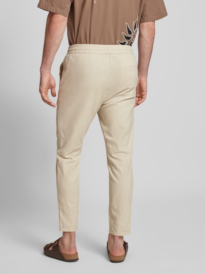 Only & Sons Korte stoffen broek van linnenmix, model 'LINUS' Kit - 5