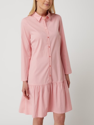 ROBE LÉGÈRE Blusenkleid mit Volantsaum  Rosa 4