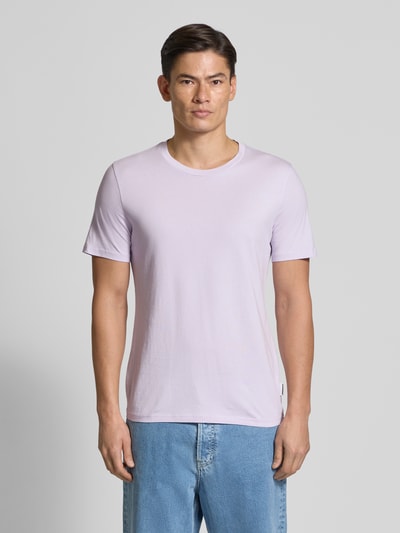 Armedangels Regular Fit T-Shirt aus reiner Baumwolle Lavender 4