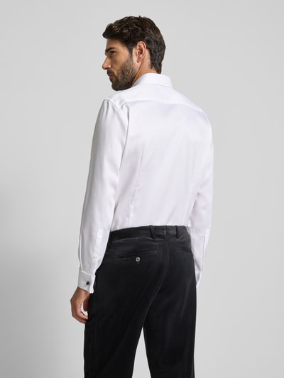 Jake*s Super Slim Fit Smokinghemd mit Kentkragen Weiss 5