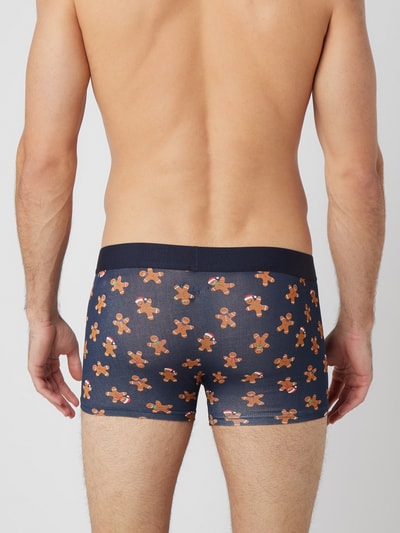 Christian Berg Men Trunks mit Stretch-Anteil im 2er-Pack Marine 5