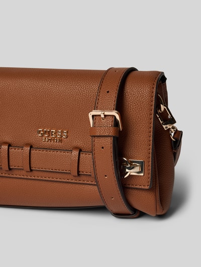 Guess Torba na ramię z detalem z logo model ‘GREGORIA’ Koniakowy 3