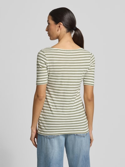 Marc O'Polo Regular Fit T-Shirt aus reiner Baumwolle Hellgruen 5